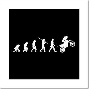 Motocross Evolution - funny gift idea Posters and Art